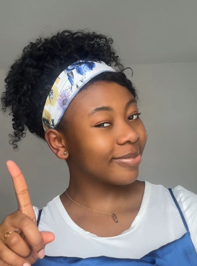Part Two - Detailed Styling Tips: How to Maintain Your Curly Human Hair Crochet Extensions, Weeks After Installation and How to Style (Headband Edition) Featuring Coilycue’s Human Hair Curly Clip-ins + Human Hair Crochet Extensions Combo