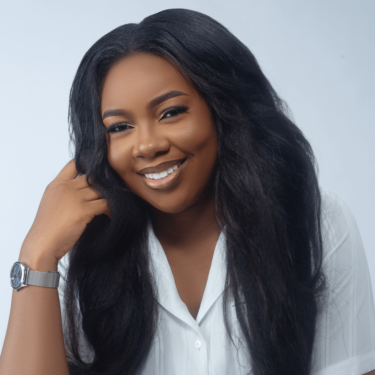 Drop 001: The Invisible Crown (Kinky Straight Invisible U - Part Wig) - coilycuehair
