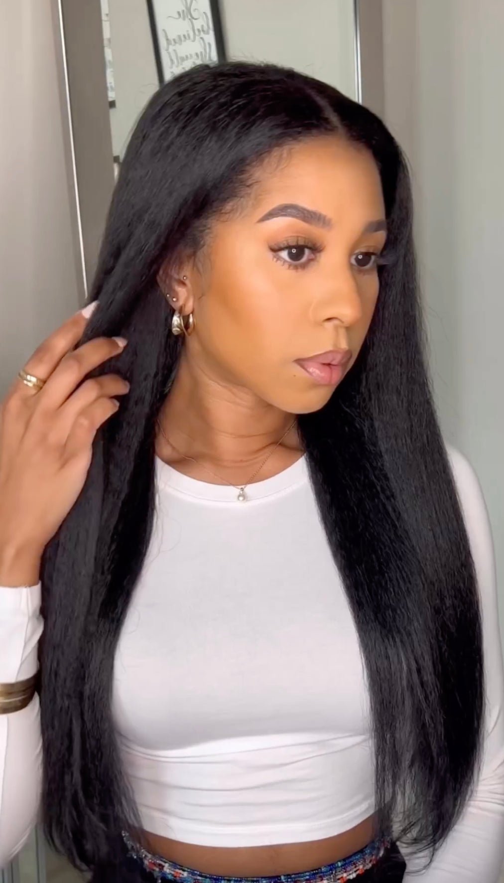 100% Virgin Human Hair Kinky Straight Blowout Bundles - coilycuehair