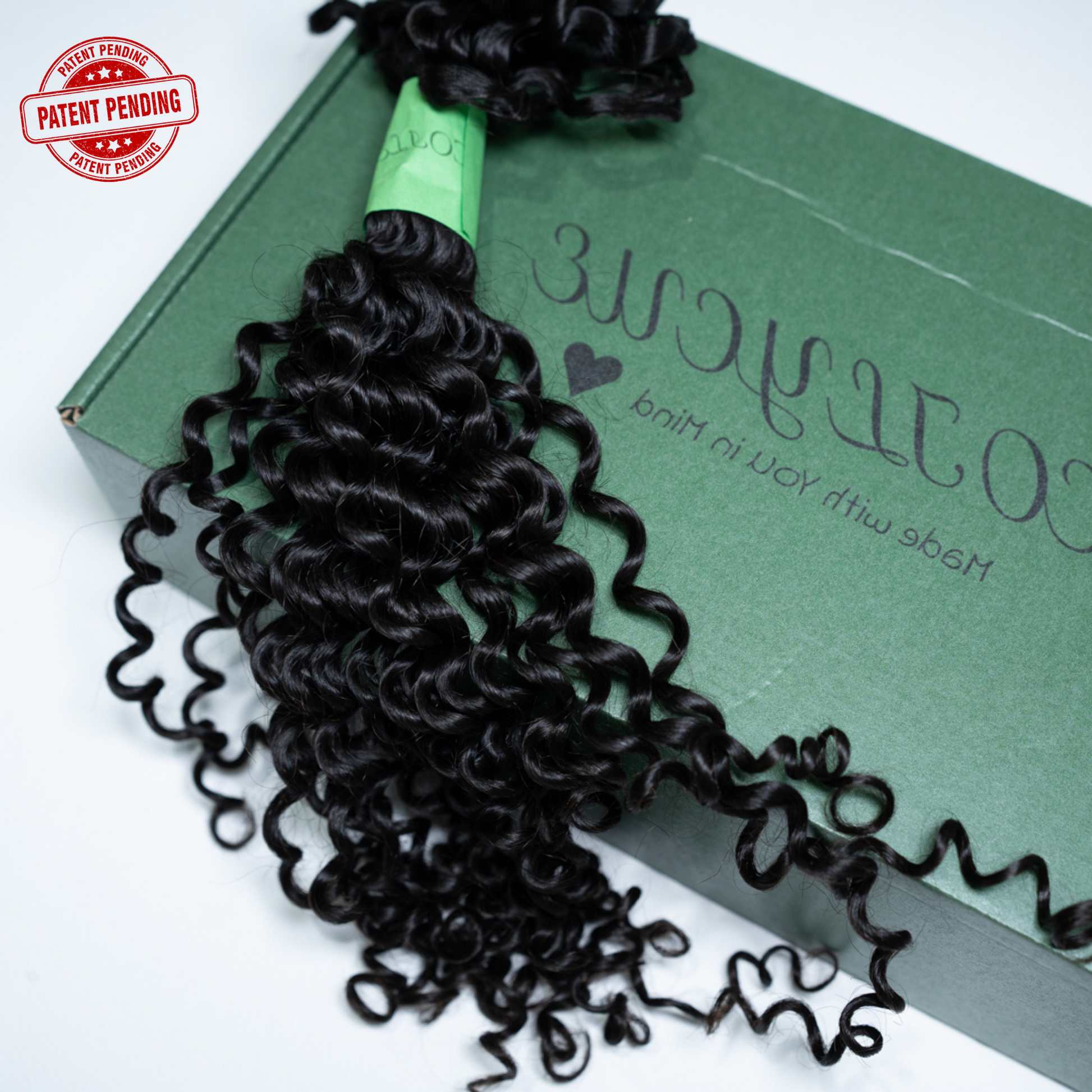 Kinky Curly Human Hair Crochet Extensions