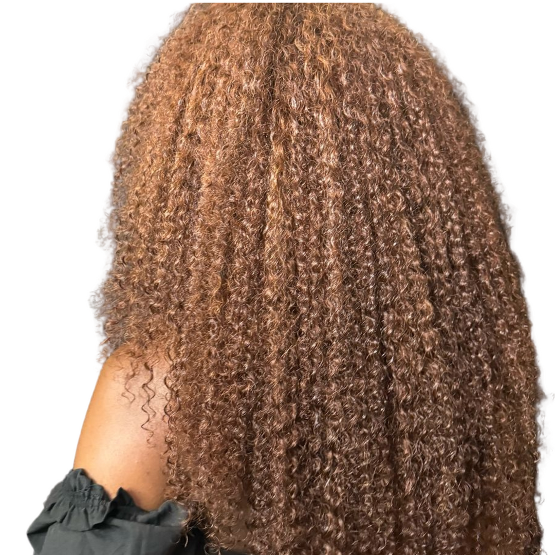 4A Human Hair Wefted Bundles - Cinnamon Brown