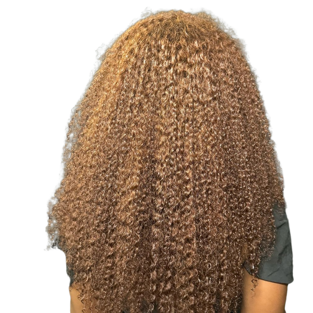 4A Human Hair Wefted Bundles - Cinnamon Brown