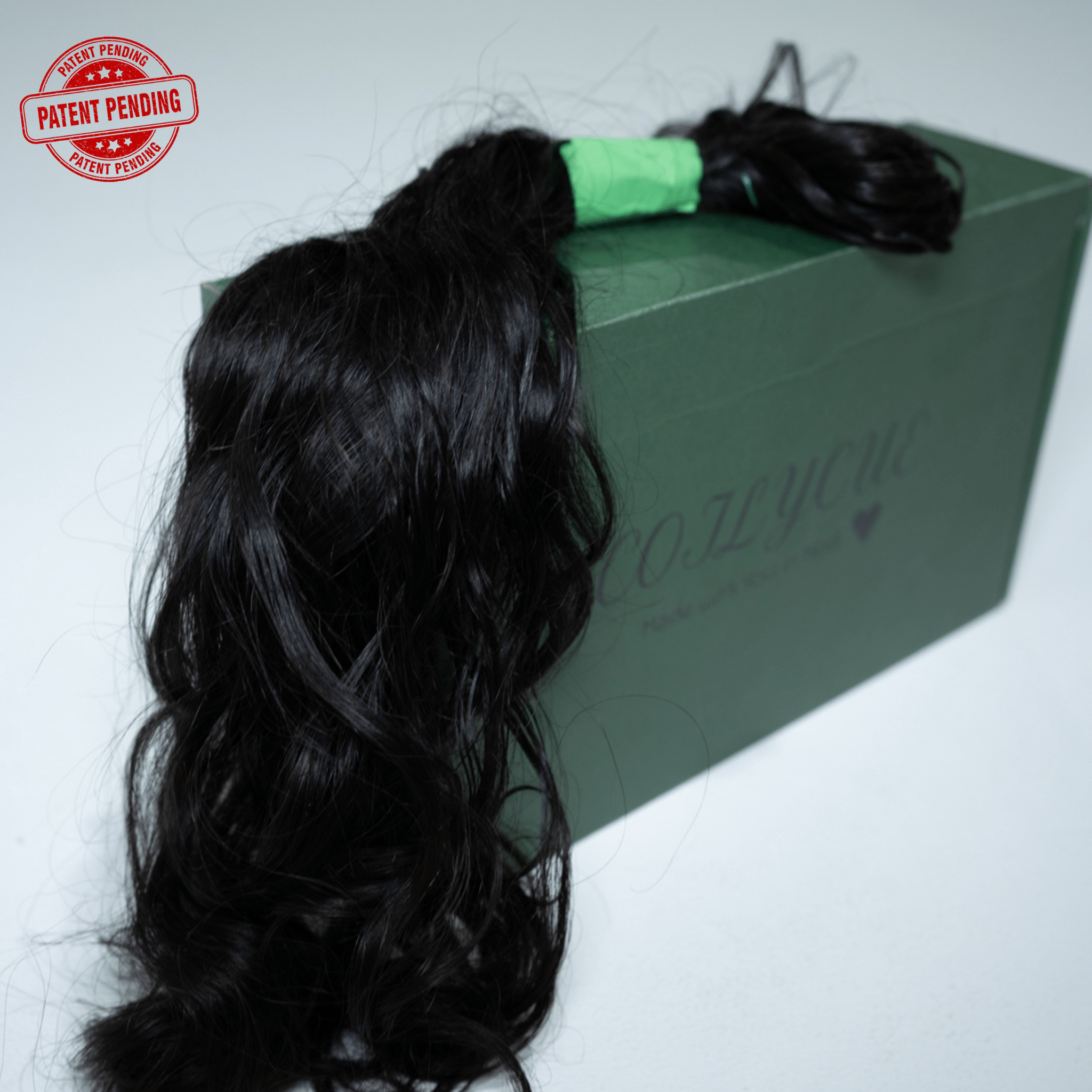 Front close‑up of soft natural wave human hair crochet texture