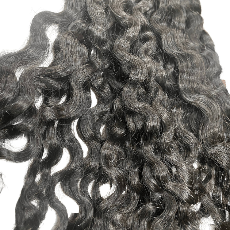 Human Hair Crochet Extensions - 3A Texture - coilycuehair