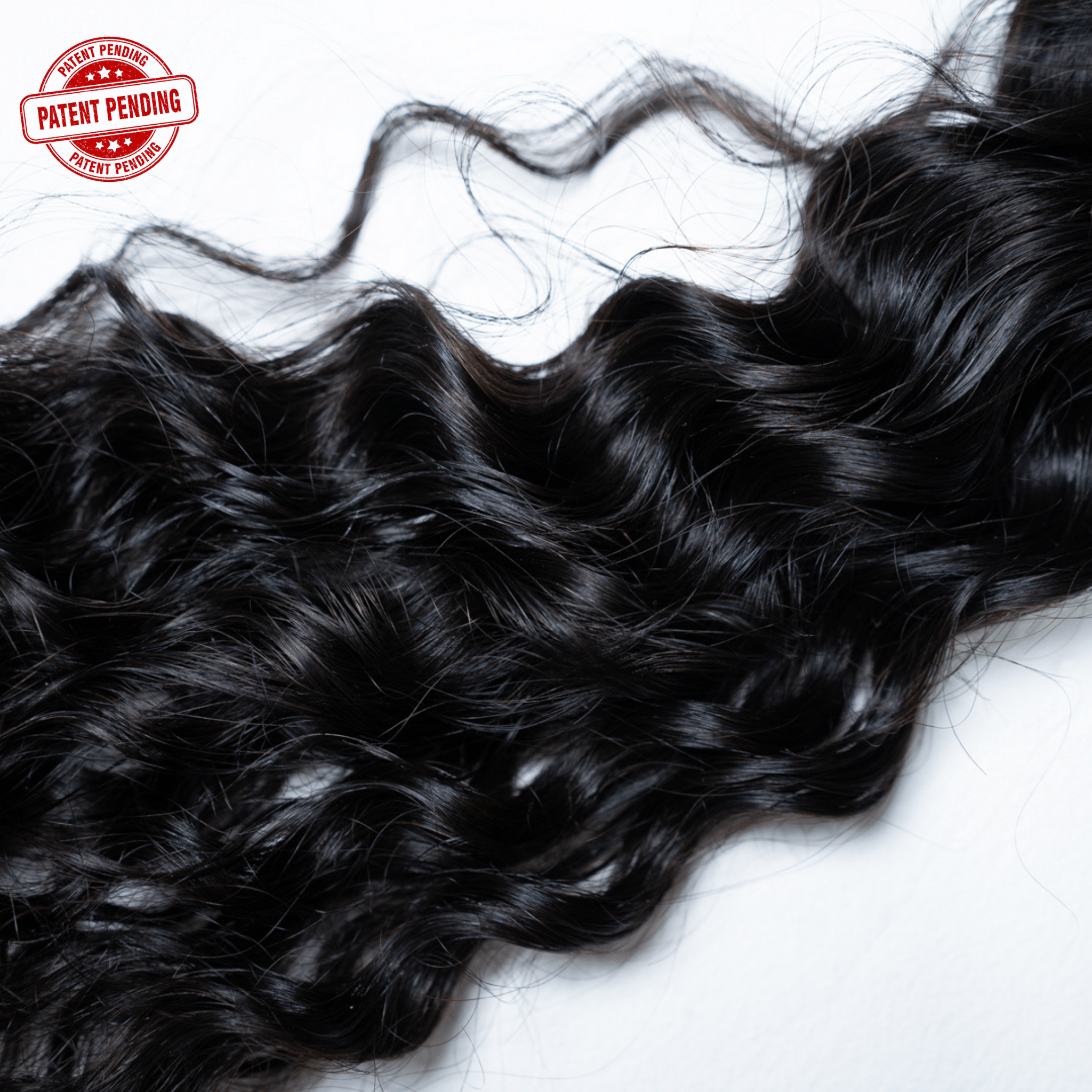 close up of Human Hair Crochet Extensions - 3C Texture - coilycue
