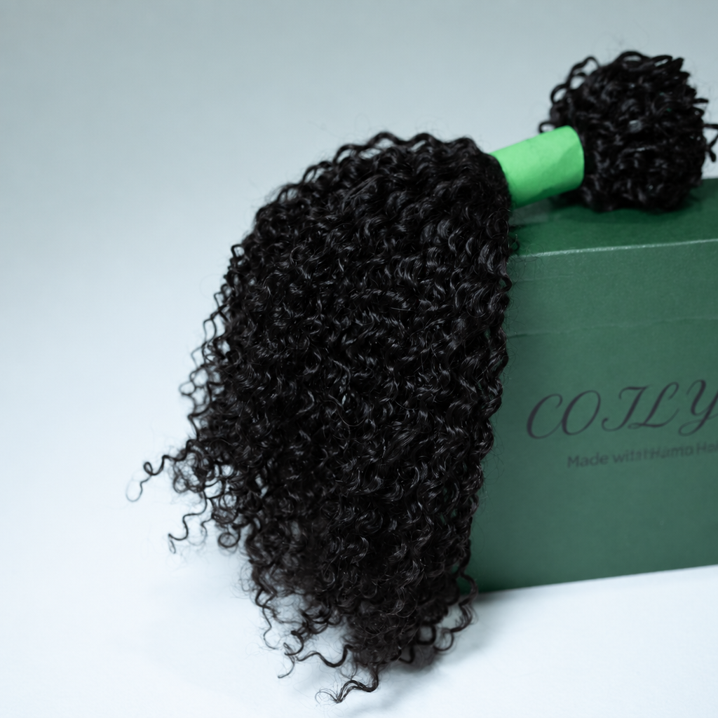 Human Hair Crochet Extensions - 4A Texture - coilycuehair
