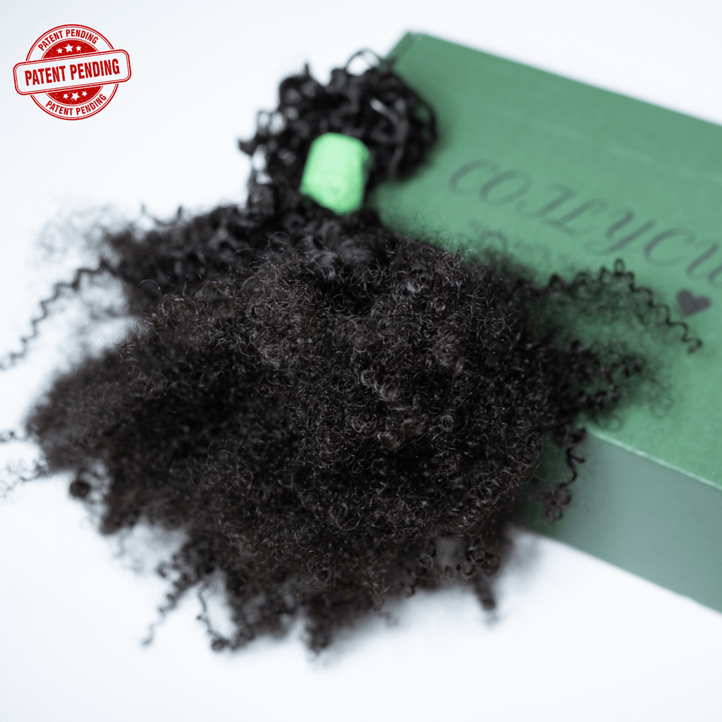 Human Hair Crochet Extensions - 4B/4C Texture - coilycue