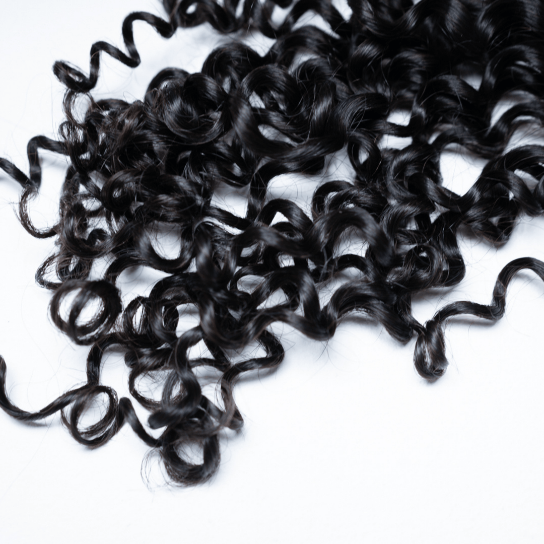 Kinky Curly Human Hair Crochet Extensions - coilycuehair