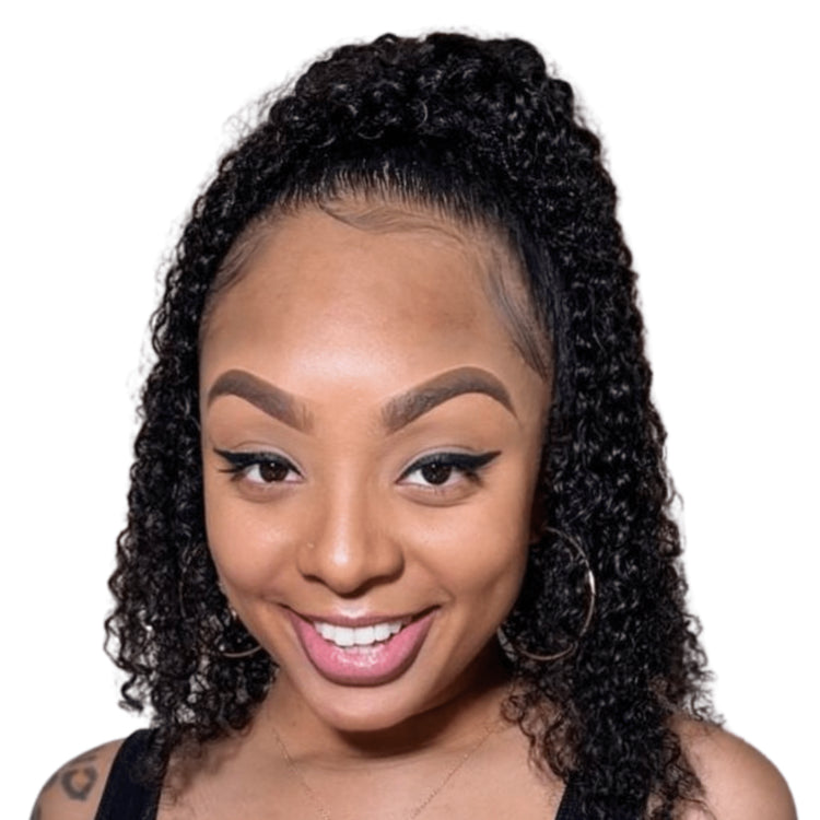 Kinky Curly Wrap Around Ponytail - Virgin Human Hair - coilycuehair