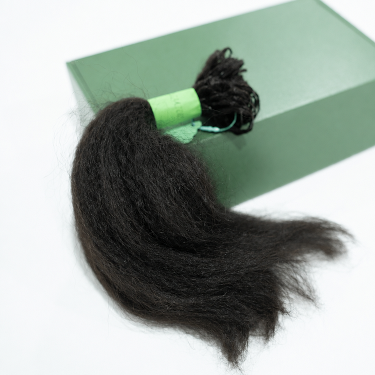Kinky Straight Human Hair Crochet Extensions - coilycuehair