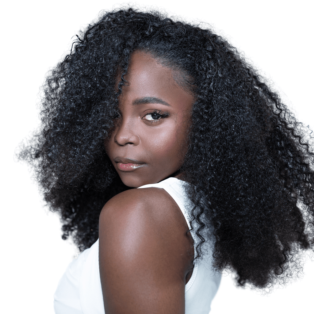 Protective crochet hairstyle using 4A human hair bundles