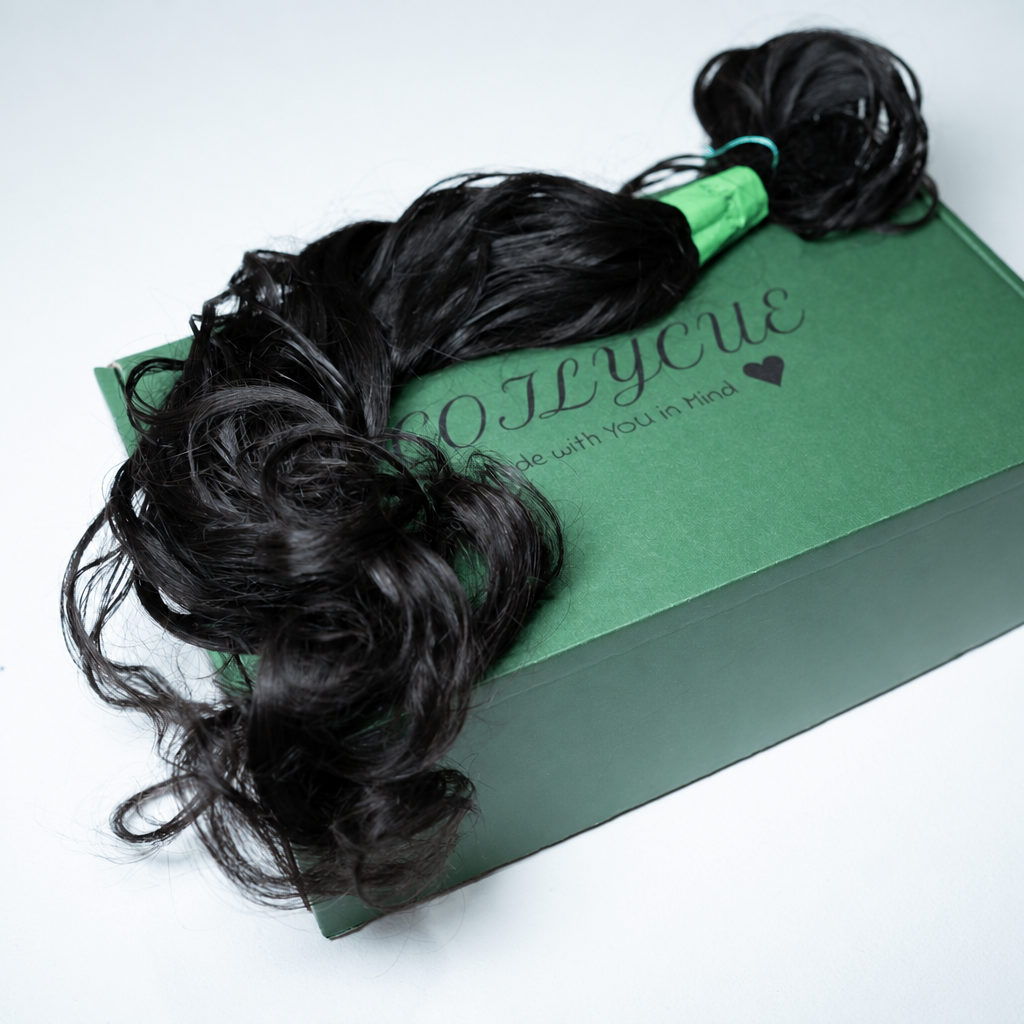 Natural Wave Human Hair Crochet Extensions - coilycuehair