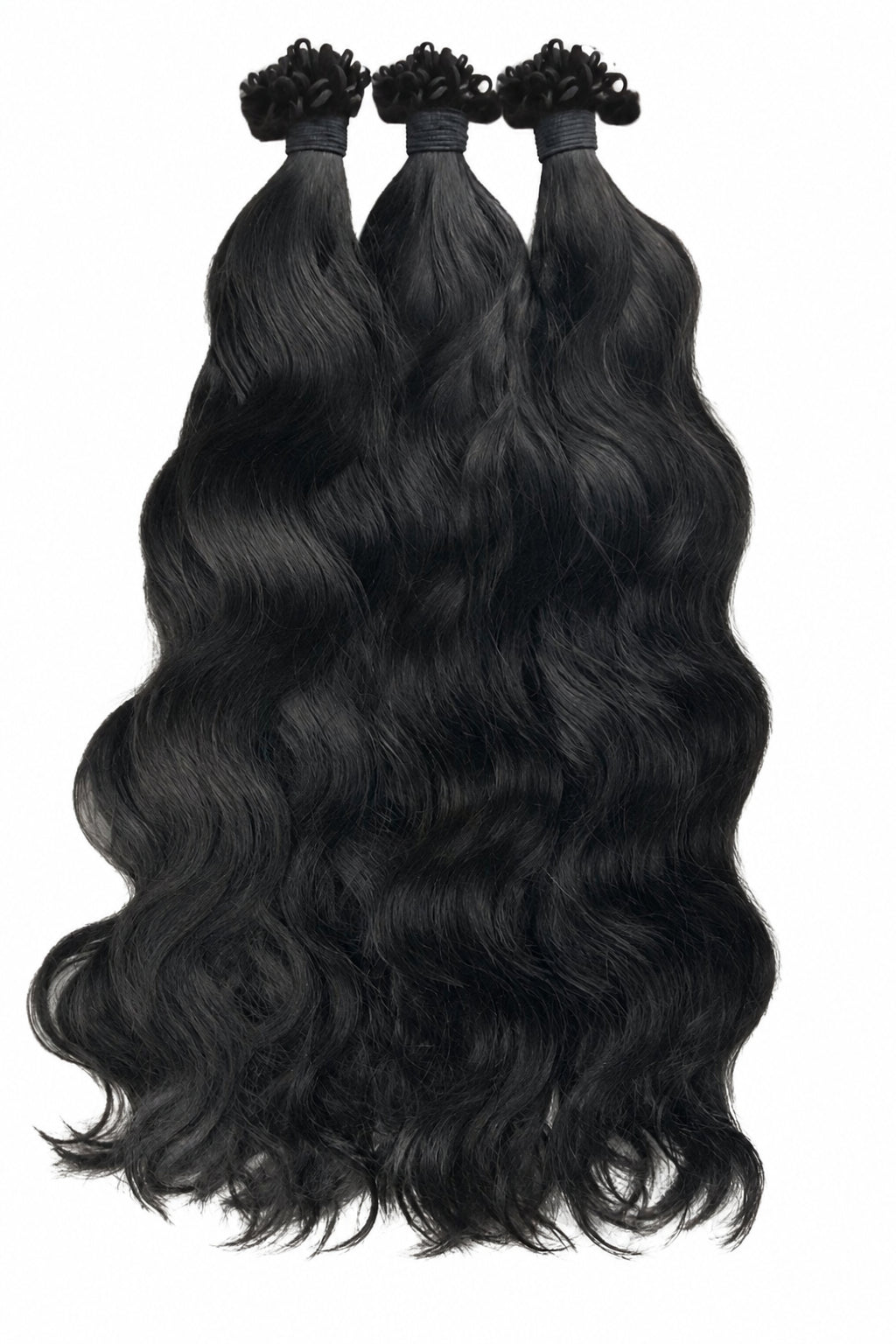 Natural Wave Human Hair Crochet Extensions - coilycuehair