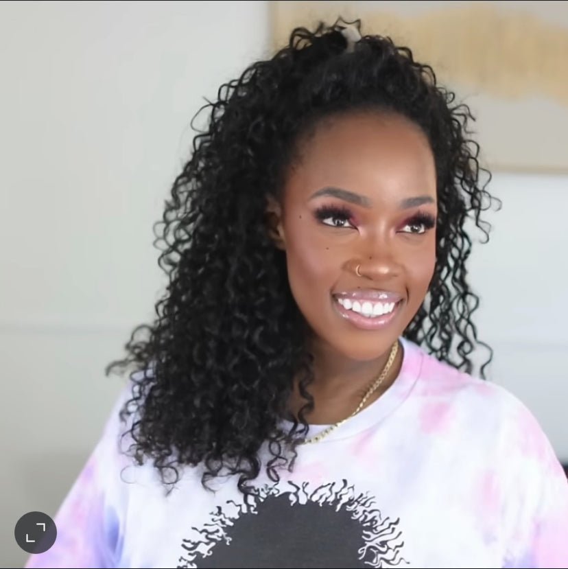 Protective crochet hairstyle using 3A human hair bundles