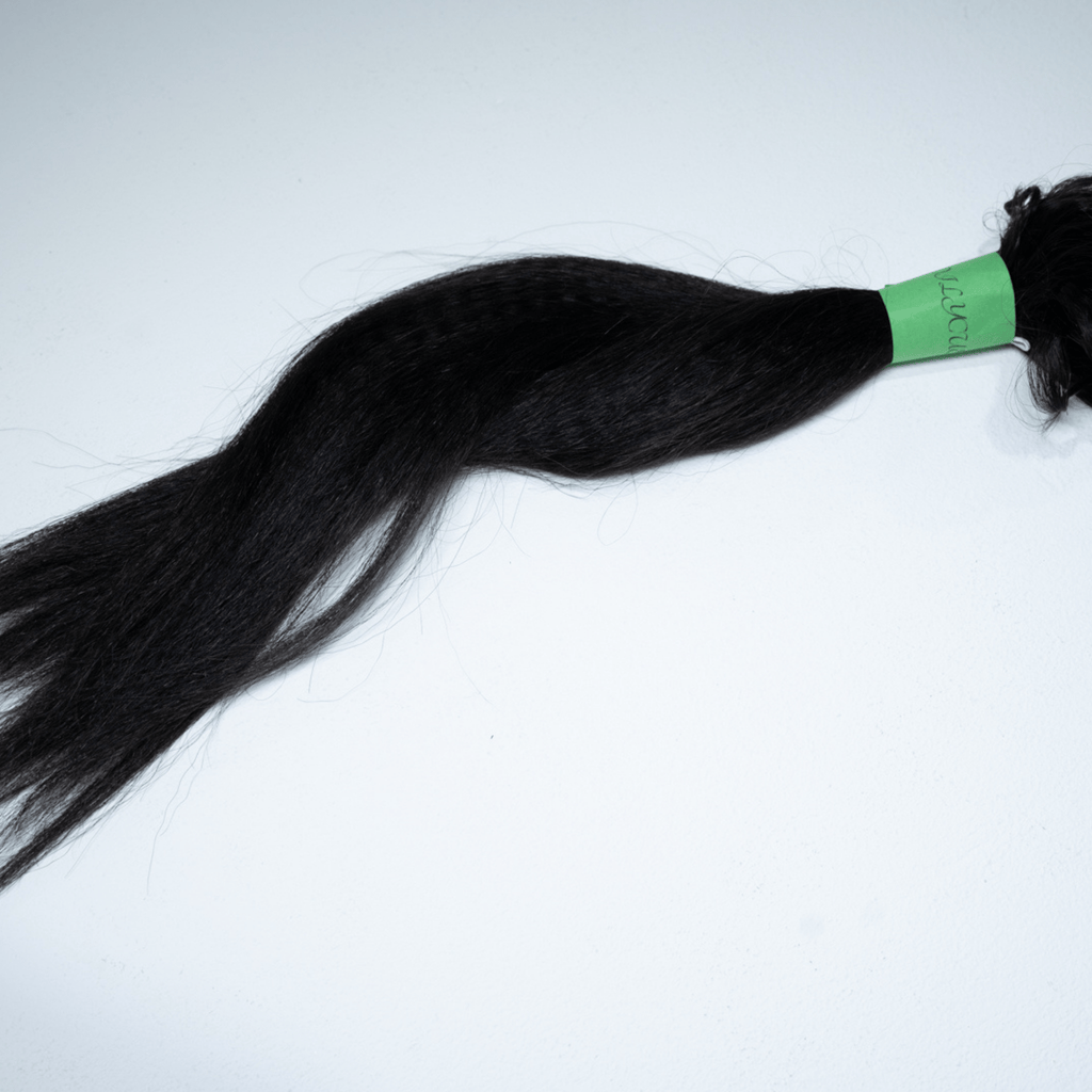 Yaki Straight Human Hair Crochet Extensions - coilycue
